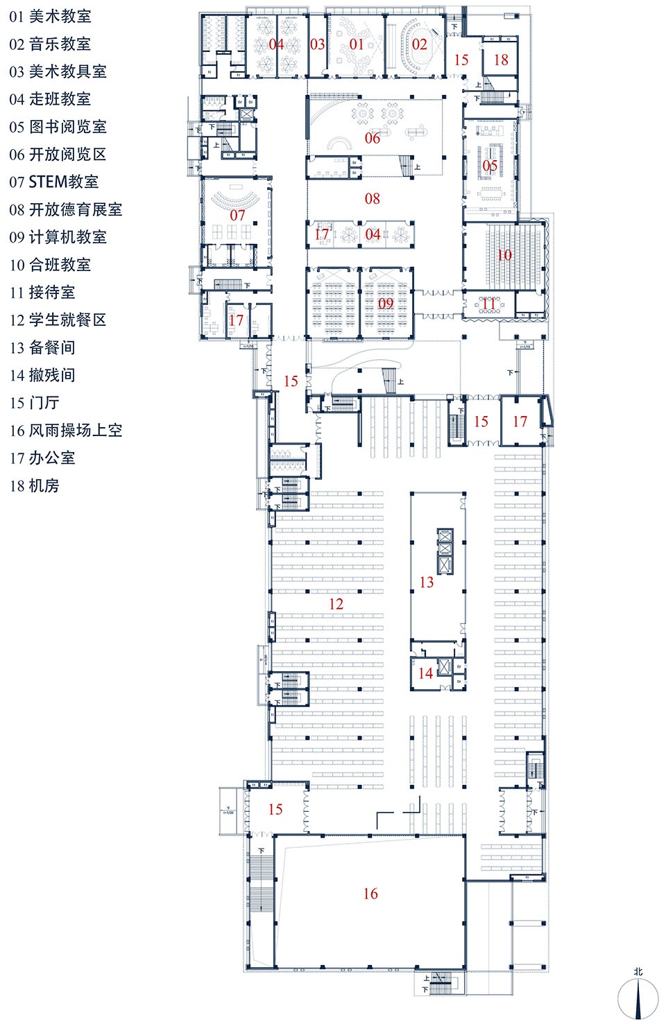 F changchun livon senior high school complex by bpd