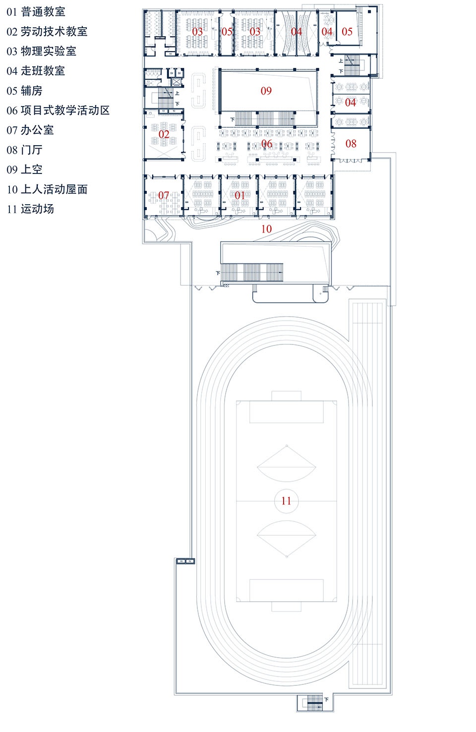 F changchun livon senior high school complex by bpd
