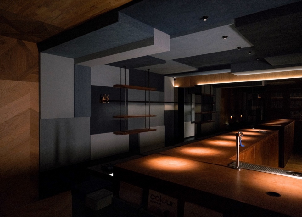 牛仔布设计细节3 people coffeebar by c a s h design