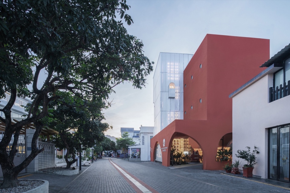 .入口门洞©吴嗣铭 reef book tower by wildurban architects