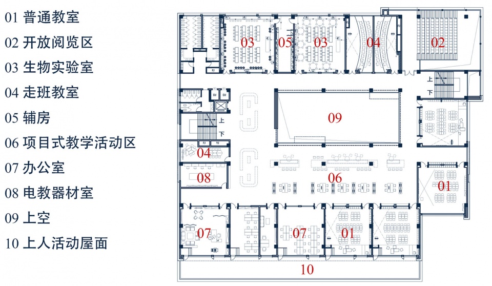 F changchun livon senior high school complex by bpd