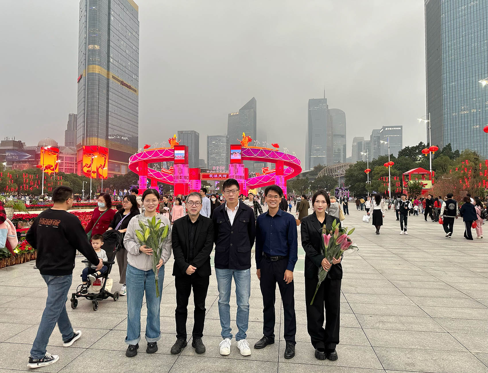 planning and archway design of the 2024 guangzhou tianhe stadium flower market by scutad 55