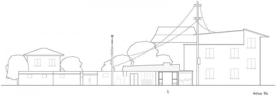 街道立面 Elevation ©️CASEPAVILION hangover teashop by case pavilion