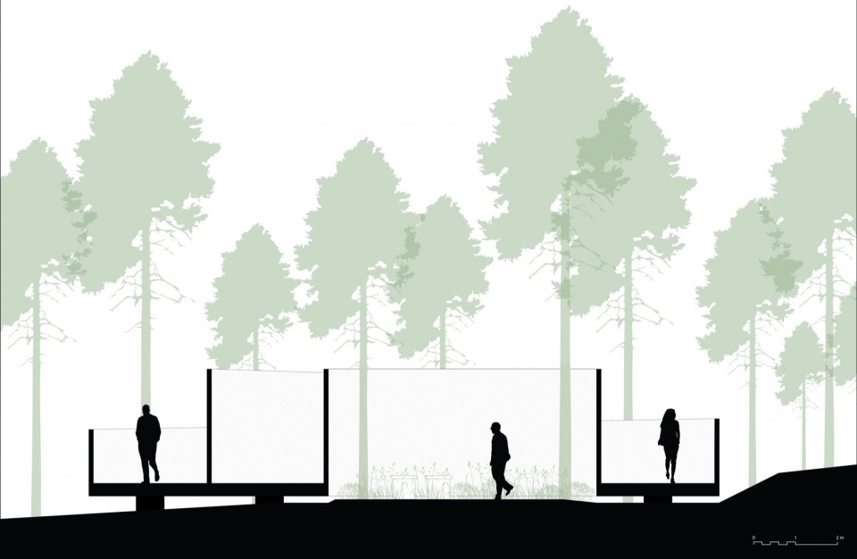 secret forest pavilion by next architects