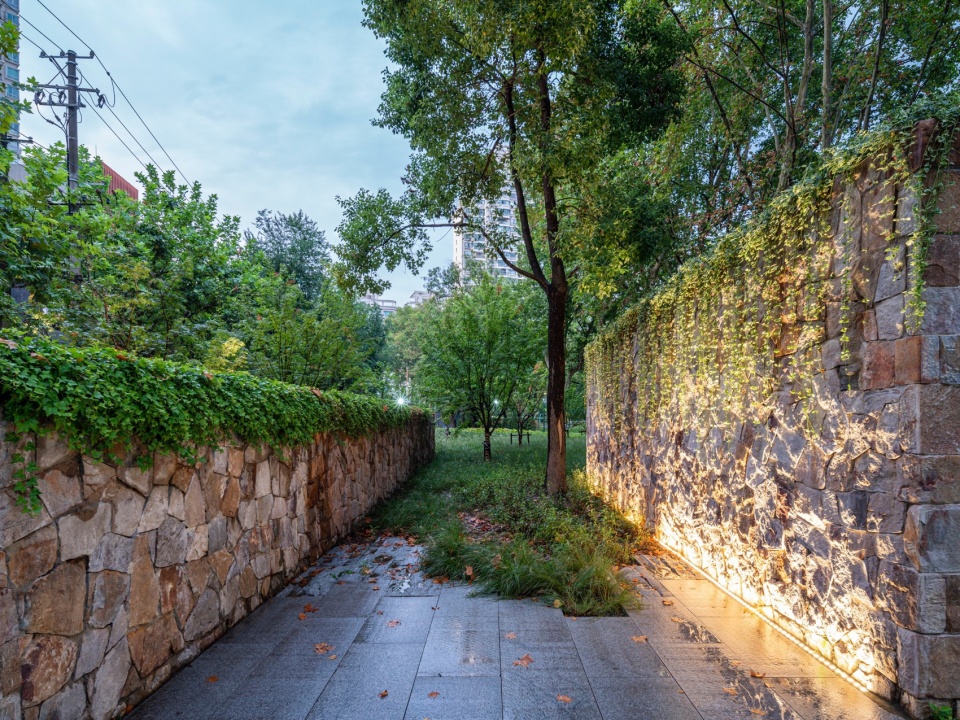 renovation of peace parks gate 6 entrance on tianbao road by atelier z
