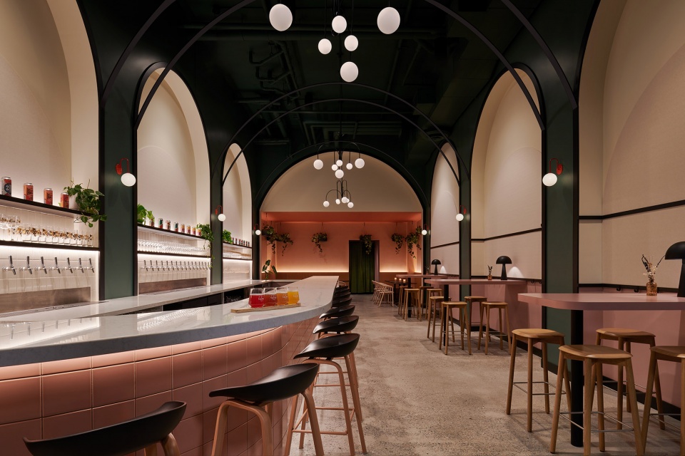 talea beer cos bryant park taproom by ala studio