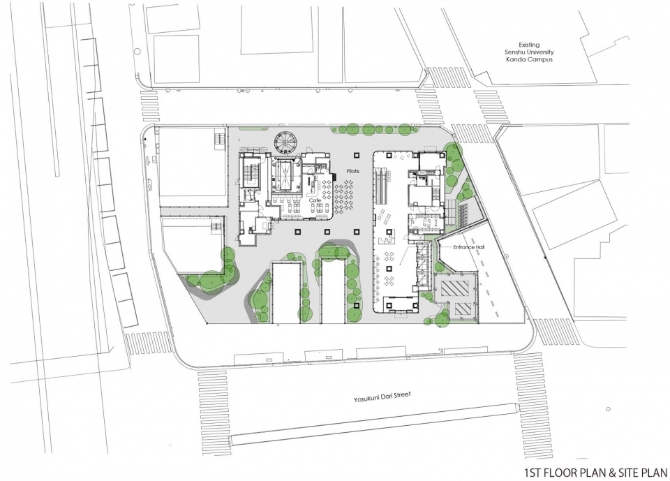 Senshu University Kanda Campus by Nikken Sekkei Ltd