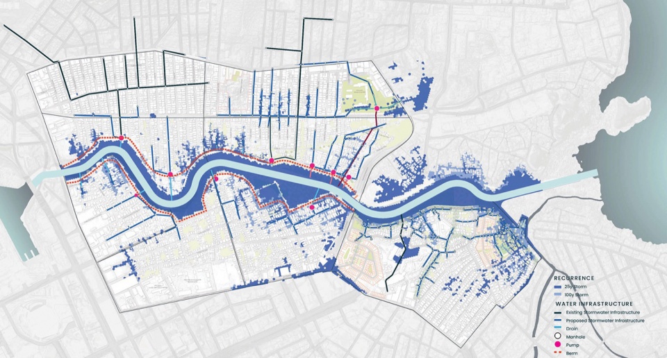 2023 asla Cano Martin Pena Comprehensive Infrastructure Master Plan by OLIN