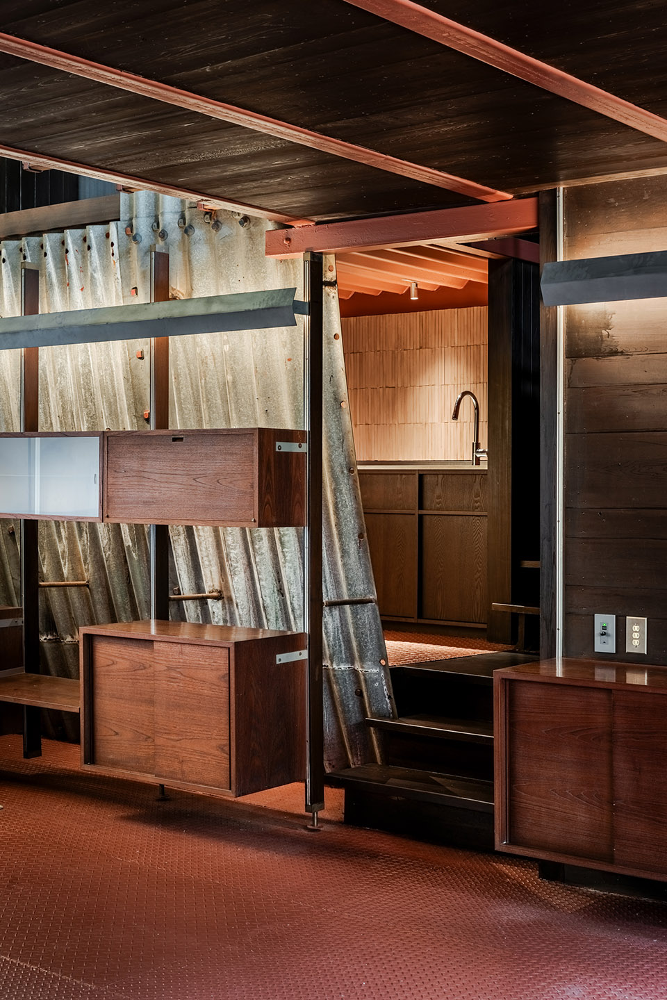 corrugated house by monotrum