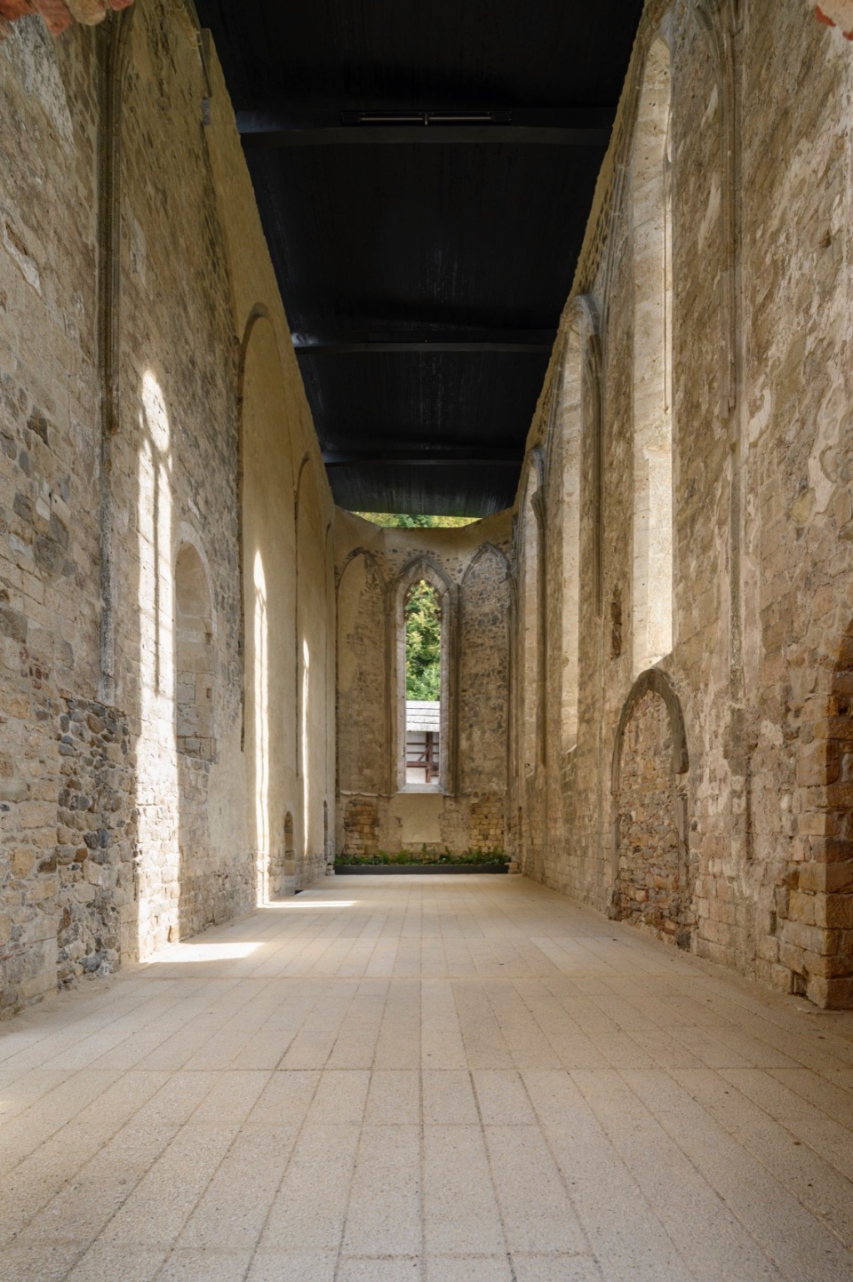 covering the remains of the church of st john the baptist in the zice charterhouse by medprostor