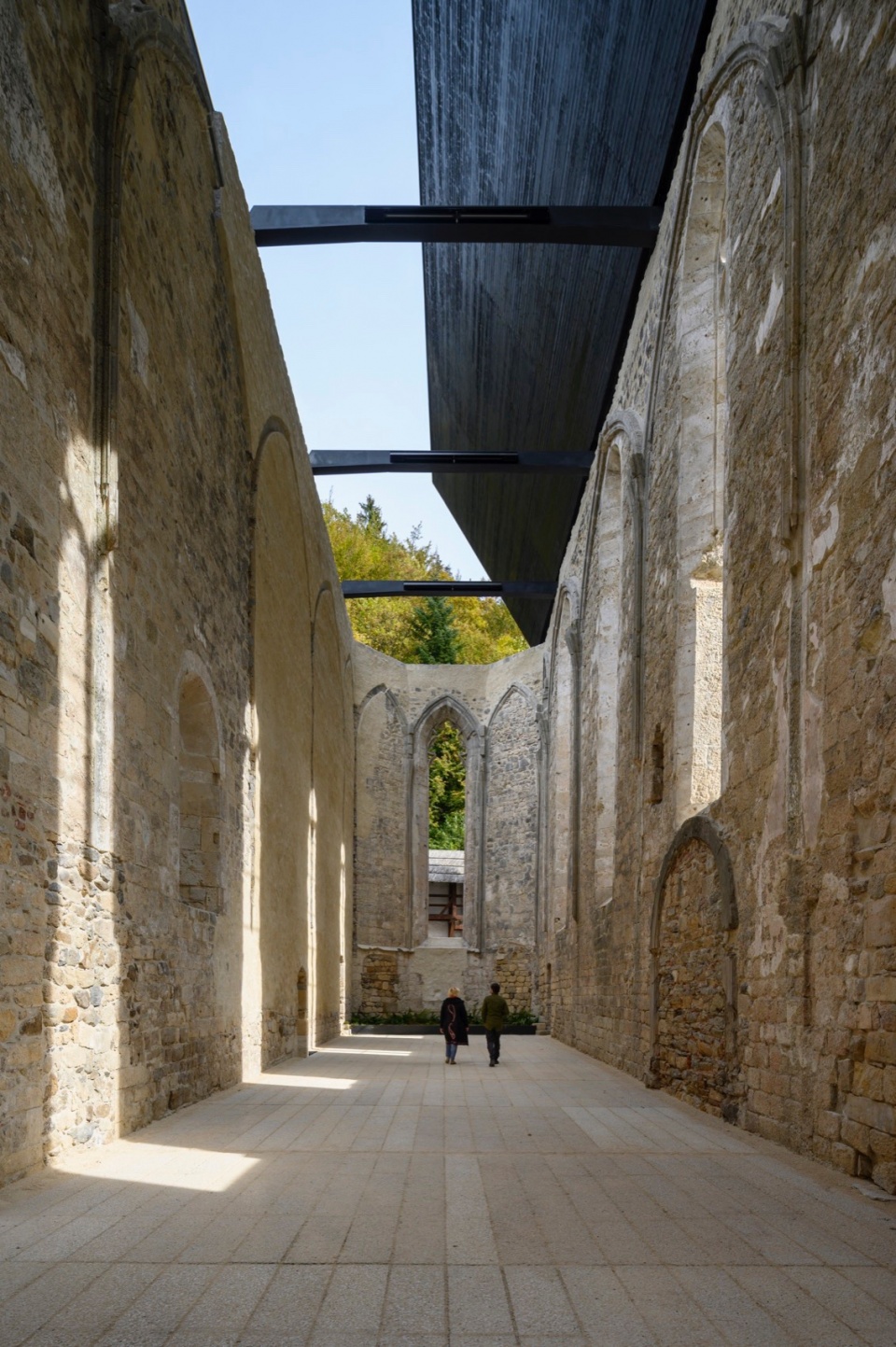 covering the remains of the church of st john the baptist in the zice charterhouse by medprostor