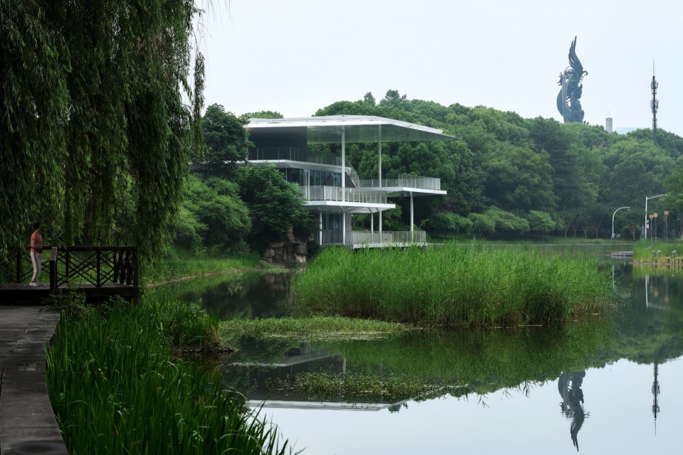 hangzhou riverfront public space·the jianshi station the tingyun station by original design studio of tongji architectural design group c...