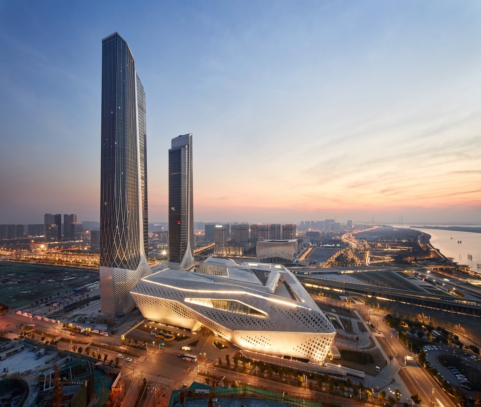 nanjing international youth cultural centre china by zaha hadid architects