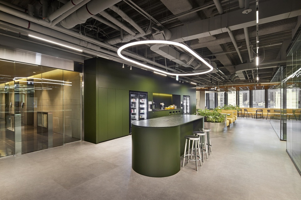 office space for krafton by kinzo architekten