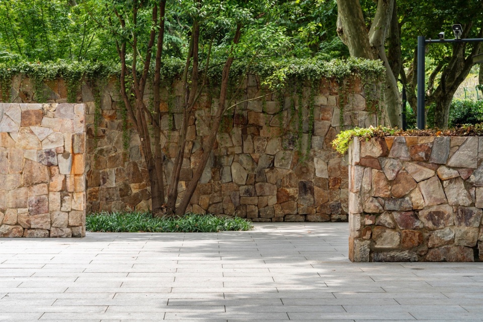 renovation of peace parks gate 6 entrance on tianbao road by atelier z