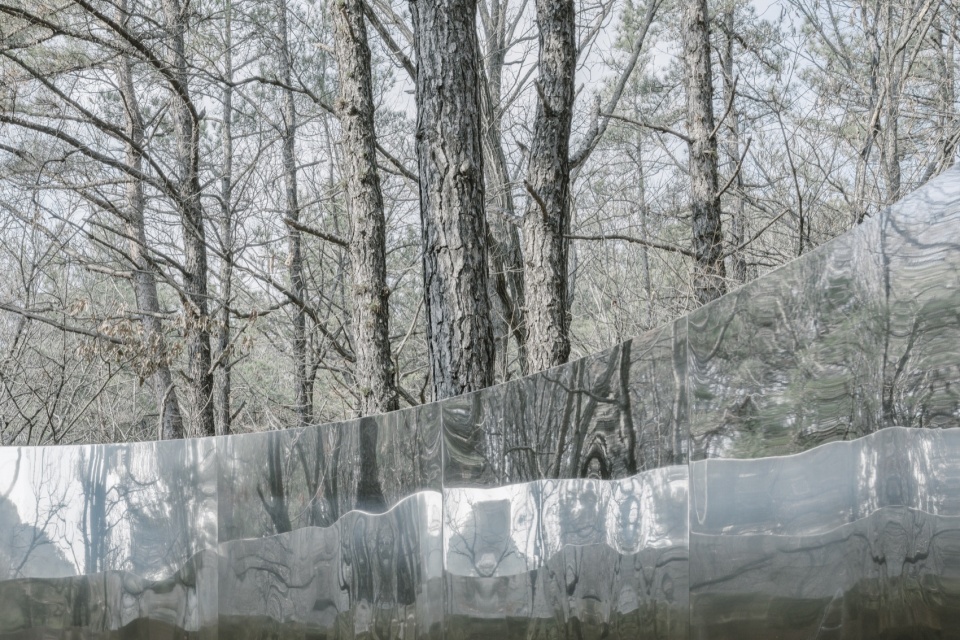 secret forest pavilion by next architects