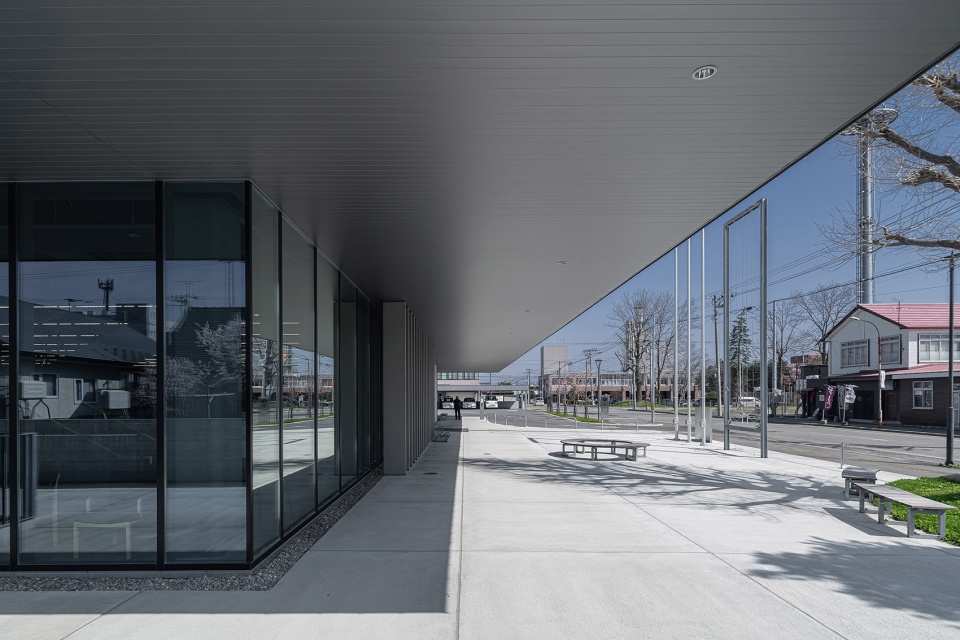 memuro town hall by atelier bnksozo sekkeisha