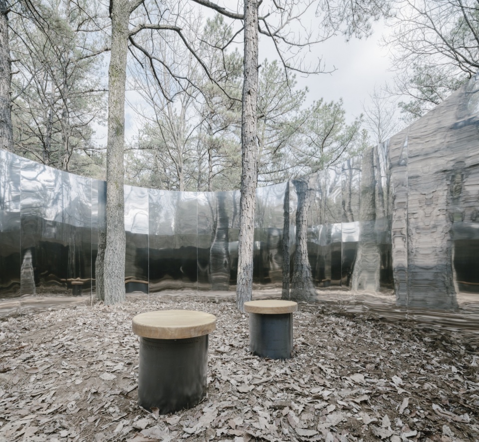 secret forest pavilion by next architects