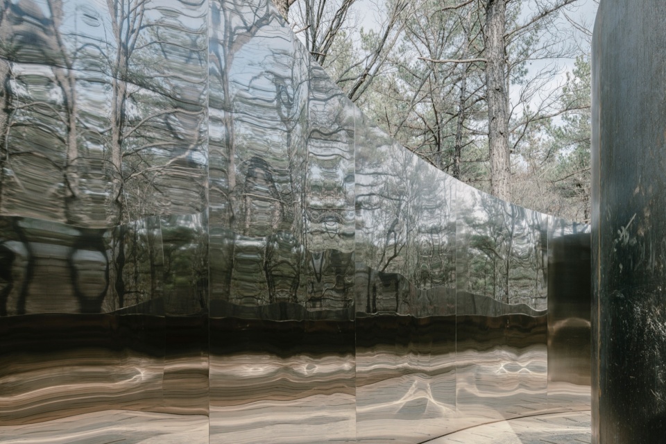 secret forest pavilion by next architects