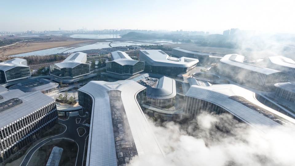 Hangzhou Alibaba DAMO Nanhu Industry Park by Aedas