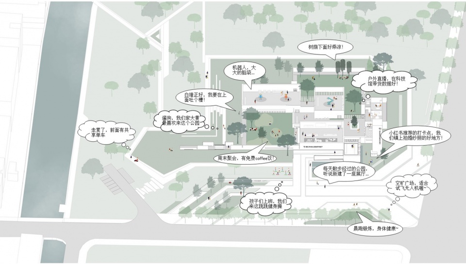 dongguan huangjiang science and technology park urban exhibition hall by tianhua