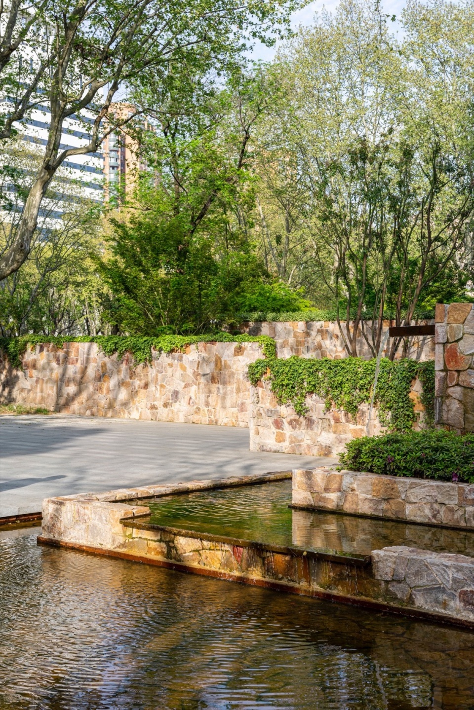 renovation of peace parks gate 6 entrance on tianbao road by atelier z
