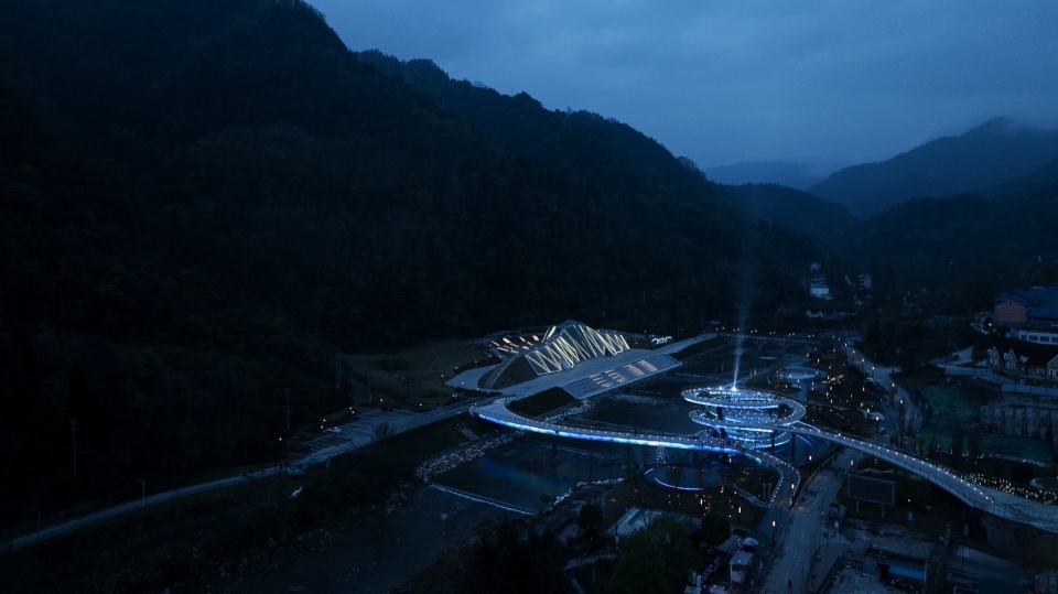 Bailu Town Open Air Concert Hall China by CHENGDU ARCHITECTURAL DESIGN R P