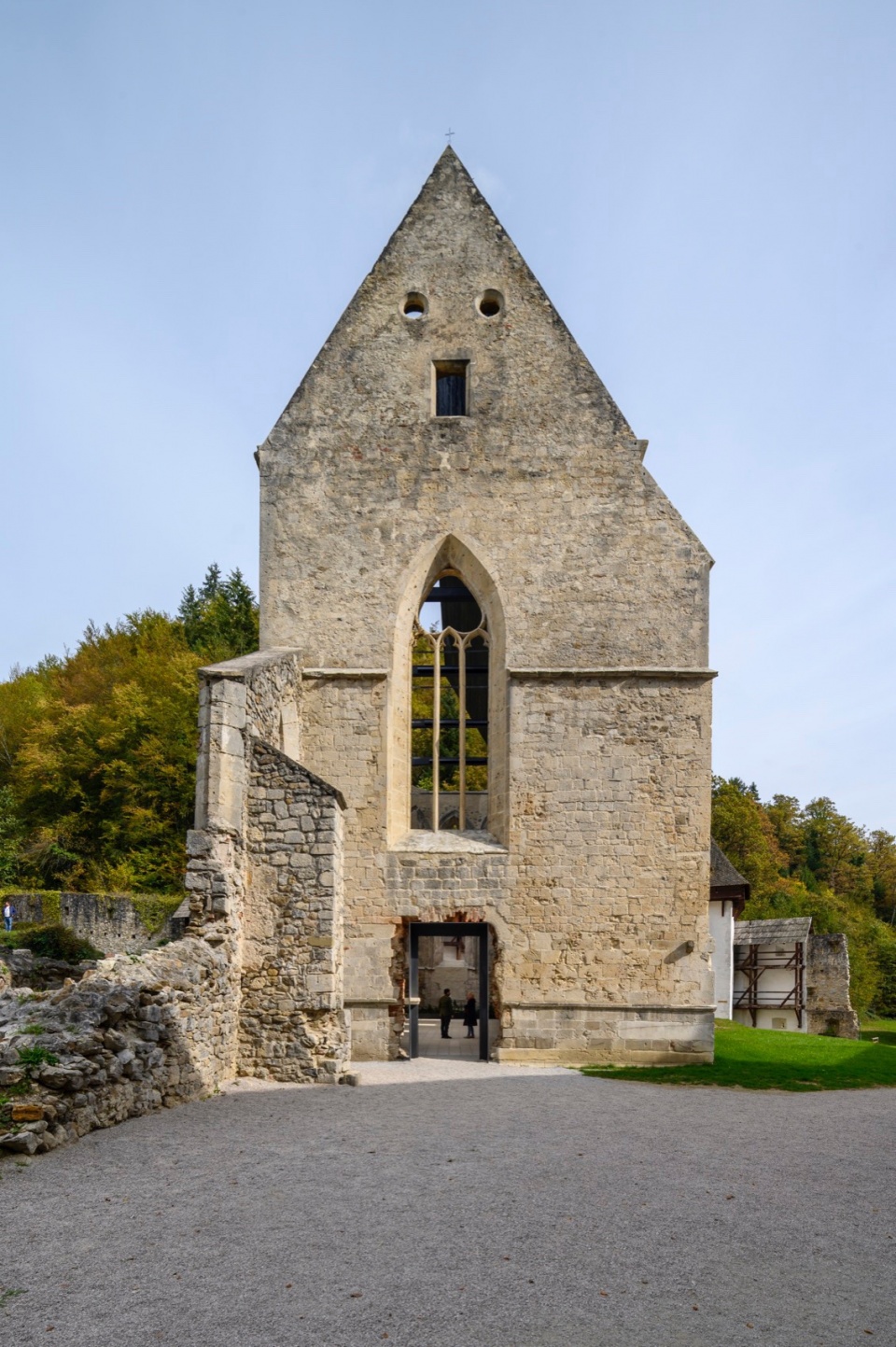 covering the remains of the church of st john the baptist in the zice charterhouse by medprostor