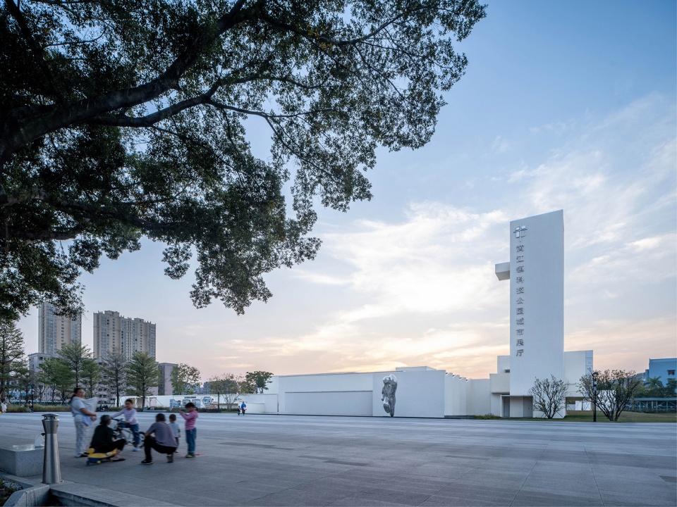 dongguan huangjiang science and technology park urban exhibition hall by tianhua