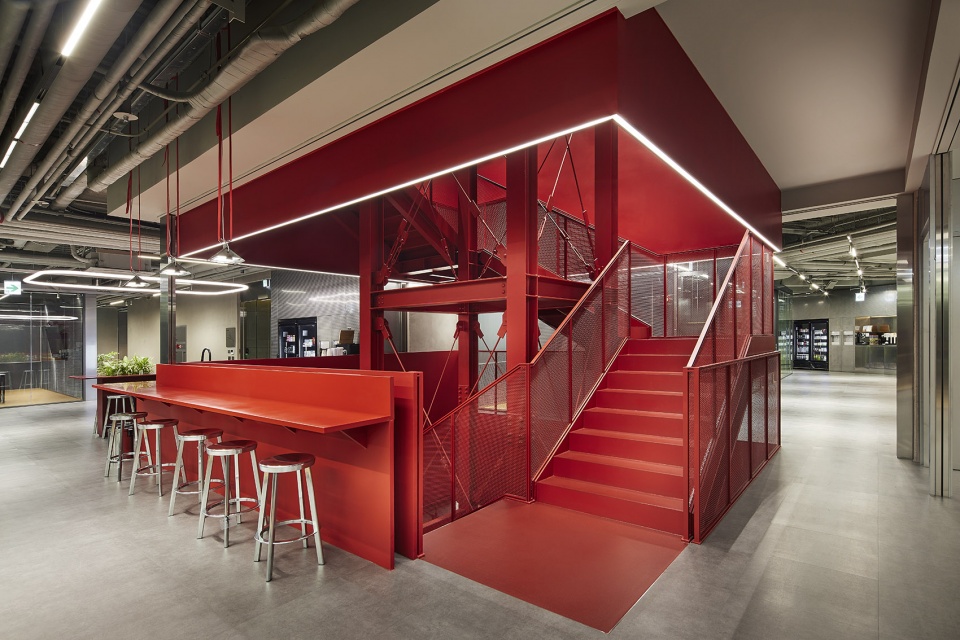 office space for krafton by kinzo architekten