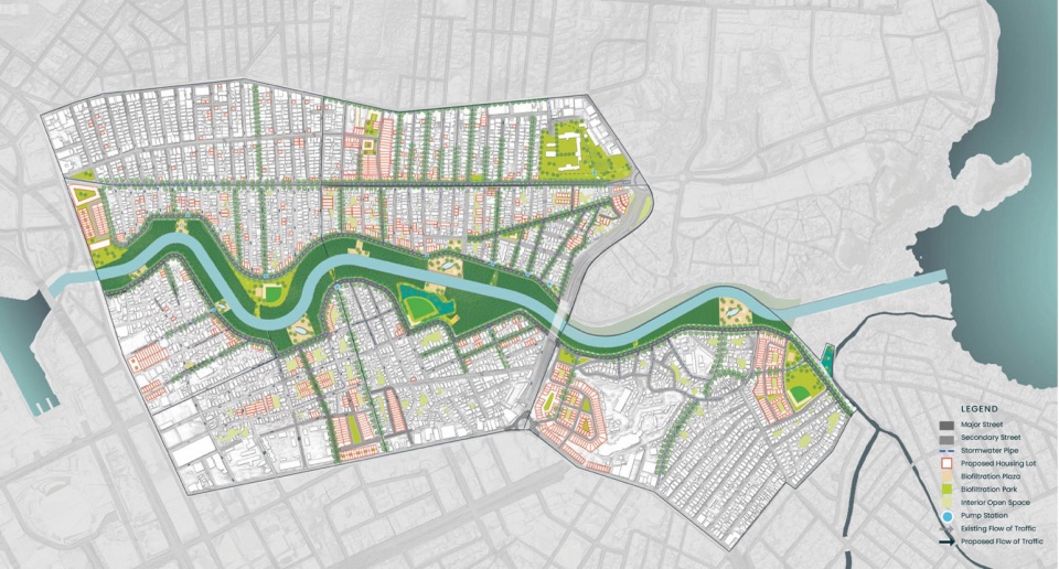 2023 asla Cano Martin Pena Comprehensive Infrastructure Master Plan by OLIN