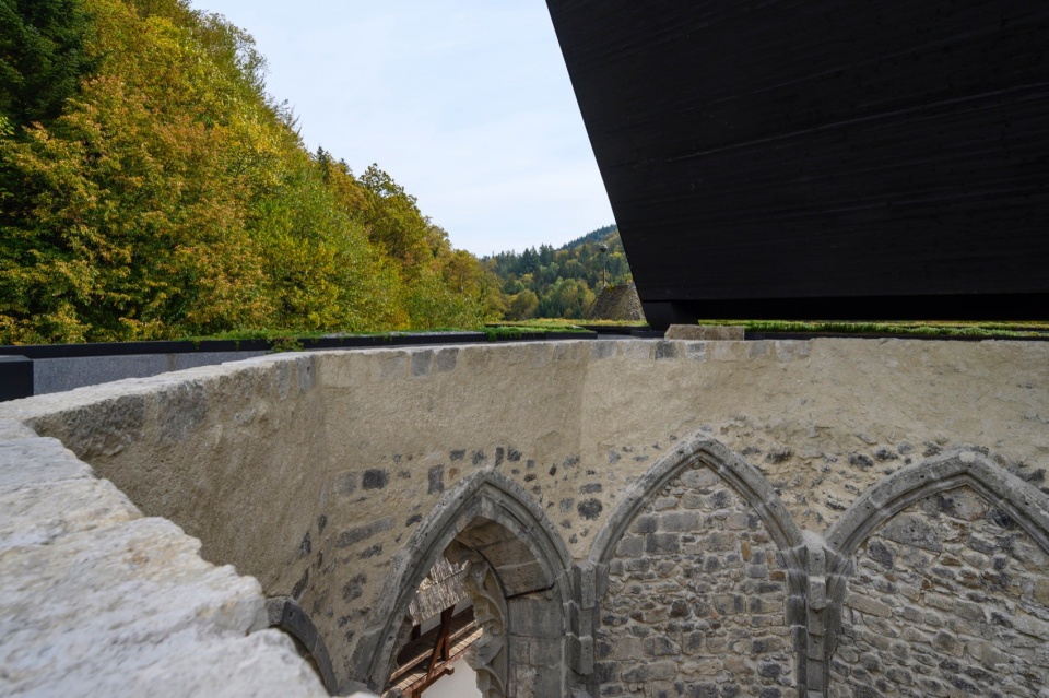 covering the remains of the church of st john the baptist in the zice charterhouse by medprostor