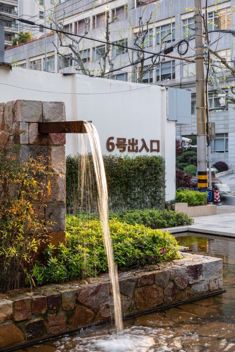 renovation of peace parks gate 6 entrance on tianbao road by atelier z