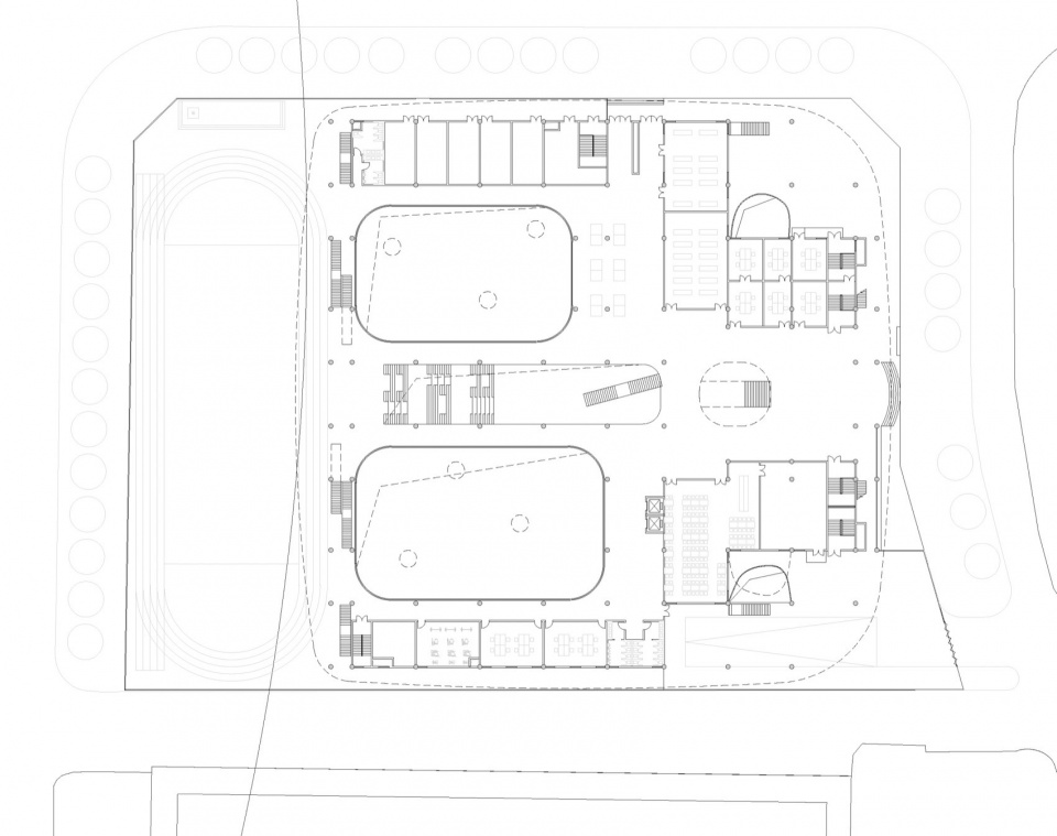 . 一层平面 1st floor plan ©FCJZ