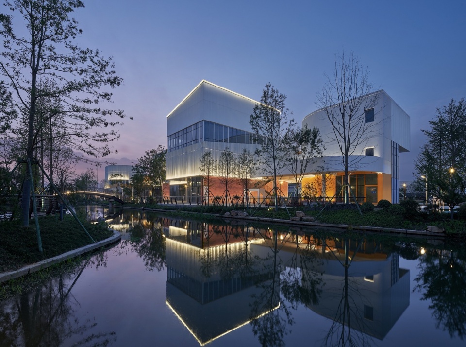 changan international flower industry park by sens architects plain architecture