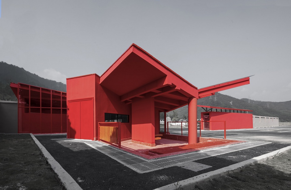 red note house on the horizon china by li wenxi architects