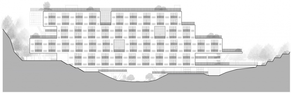 Valley student apartment of Jingdezhen Vocational University of Art by THAD