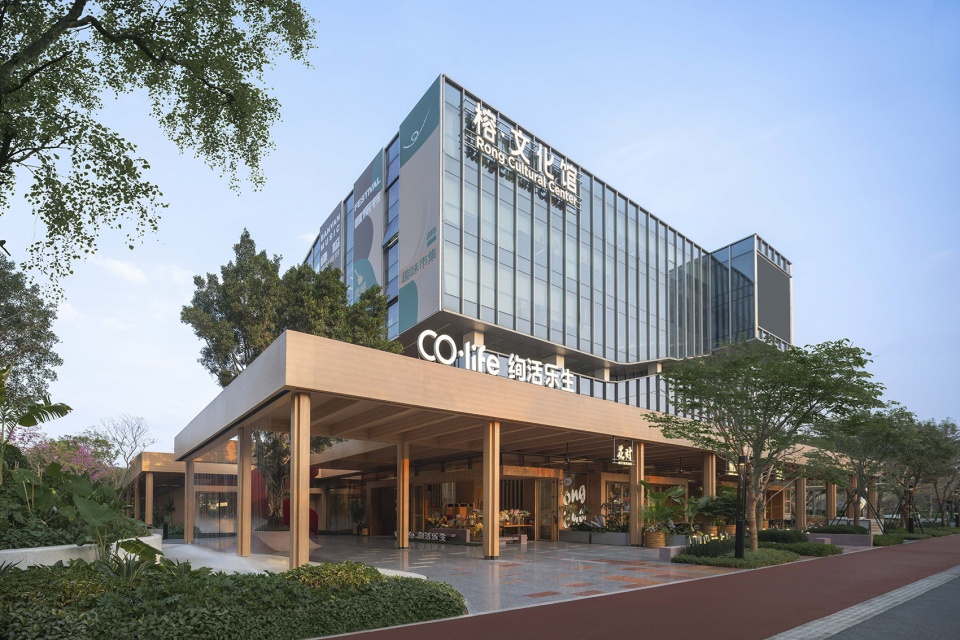 guangzhou huangpu new town center by clou architects