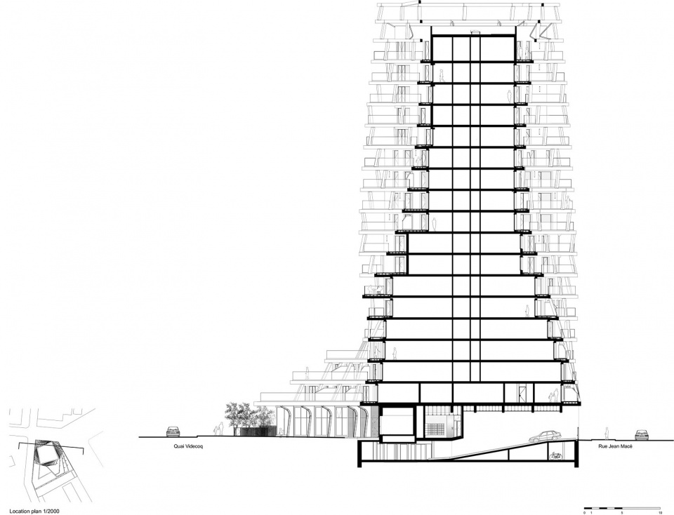 Alta tower by Hamonic Masson Associes