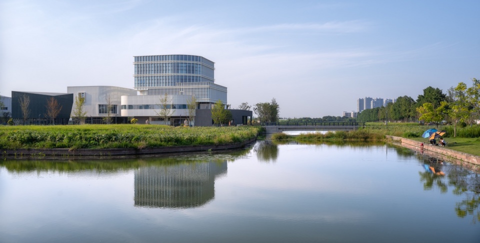 changan international flower industry park by sens architects plain architecture