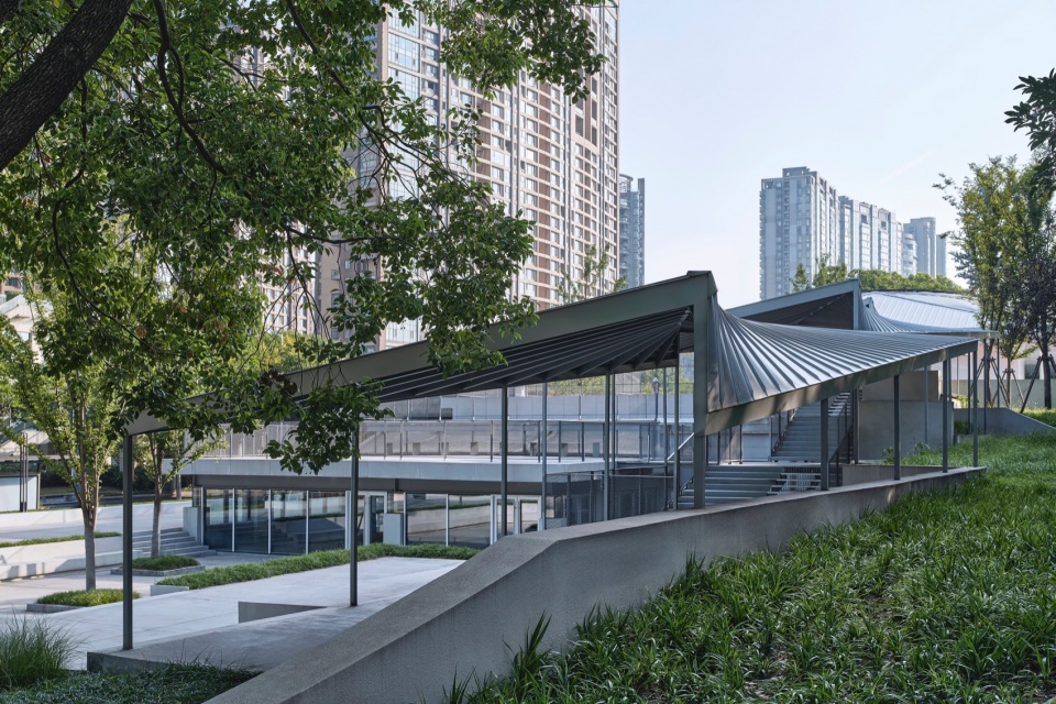 hangzhou riverfront public space·the jianshi station the tingyun station by original design studio of tongji architectural design group c...