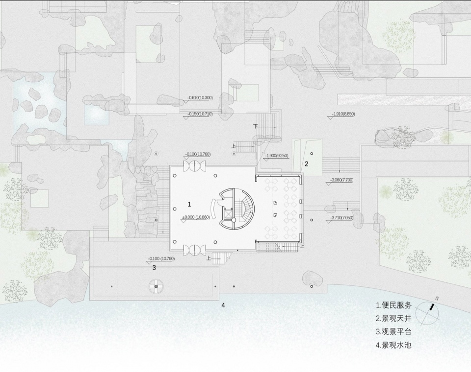 hangzhou riverfront public space·the jianshi station the tingyun station by original design studio of tongji architectural design group c...