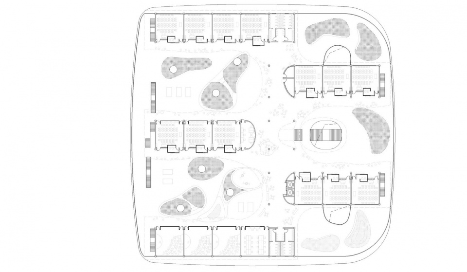 . 二层平面 2nd floor plan ©FCJZ