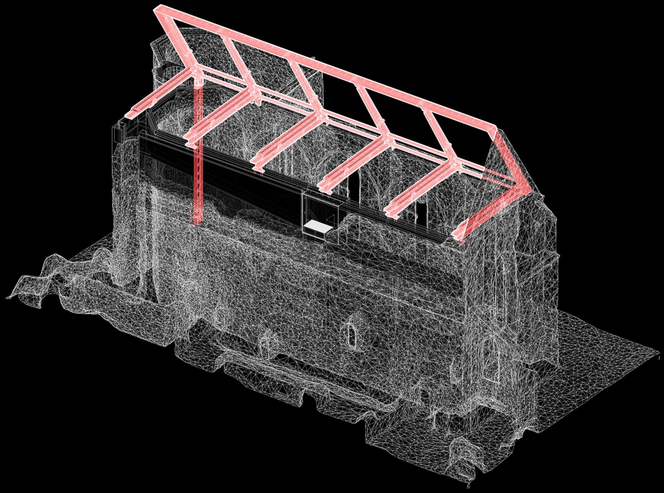 covering the remains of the church of st john the baptist in the zice charterhouse by medprostor