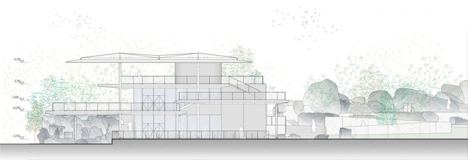 hangzhou riverfront public space·the jianshi station the tingyun station by original design studio of tongji architectural design group c...