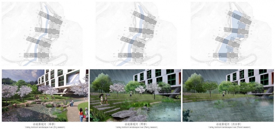 Valley student apartment of Jingdezhen Vocational University of Art by THAD