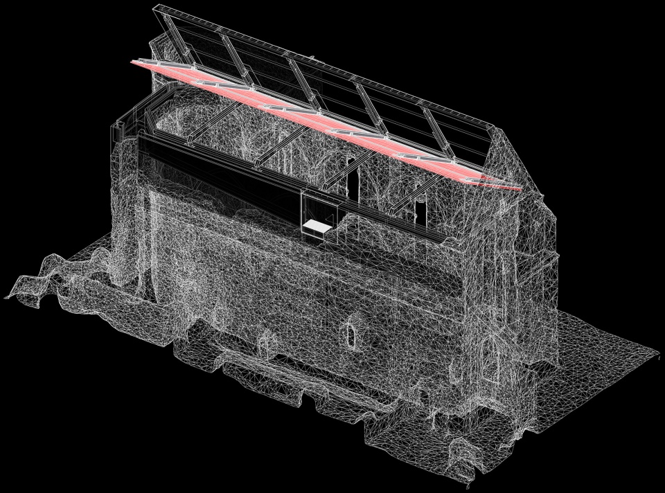 covering the remains of the church of st john the baptist in the zice charterhouse by medprostor