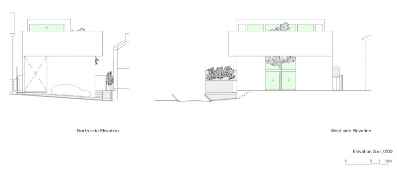 Courtyard House without Second Floor by Takuro Yamamoto Architects