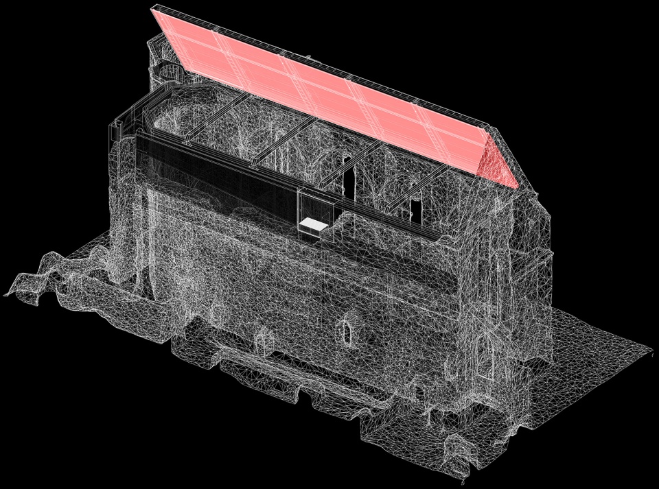 covering the remains of the church of st john the baptist in the zice charterhouse by medprostor