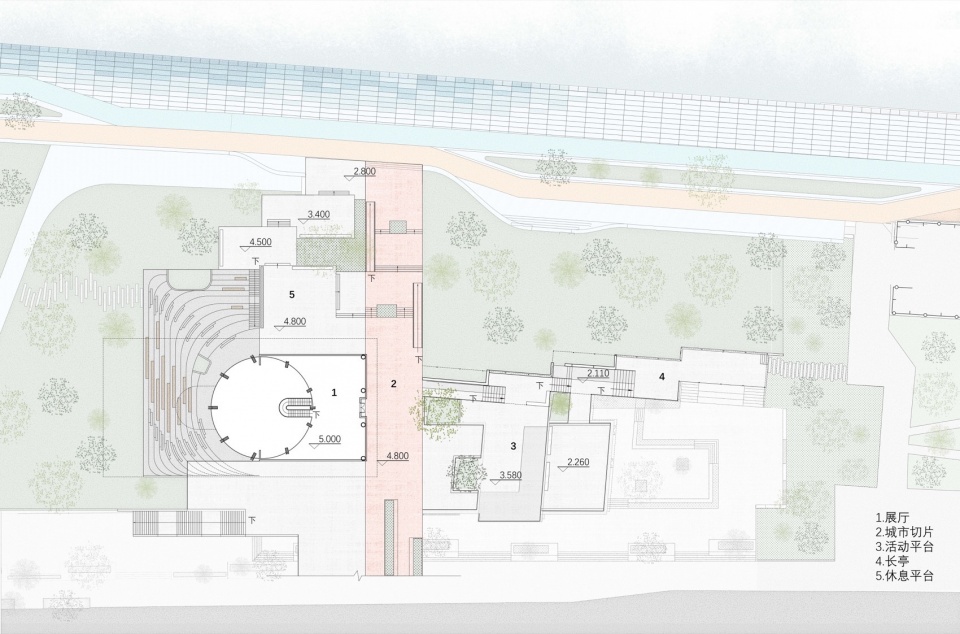 hangzhou riverfront public space·the jianshi station the tingyun station by original design studio of tongji architectural design group c...